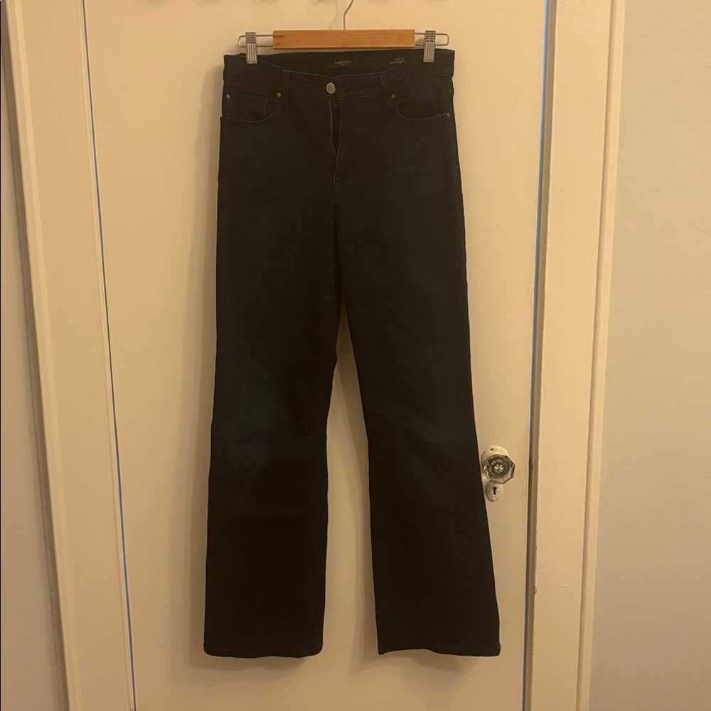 Fidelity Denim Katie High Cut Classic Flare Jeans